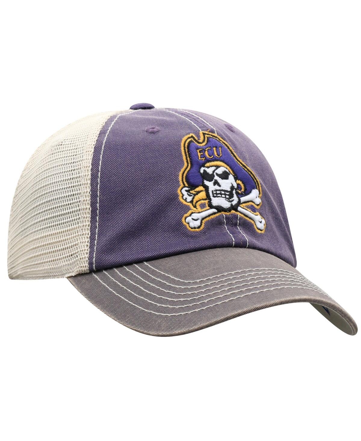 Top Of The World Men's Purple Ecu Pirates Victory Adjustable Hat In Purple