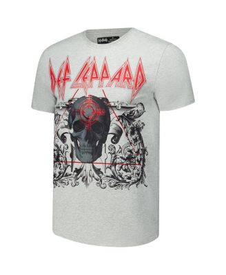 Men's Heather Gray Def Leppard Let's Get Rocked T-Shirt