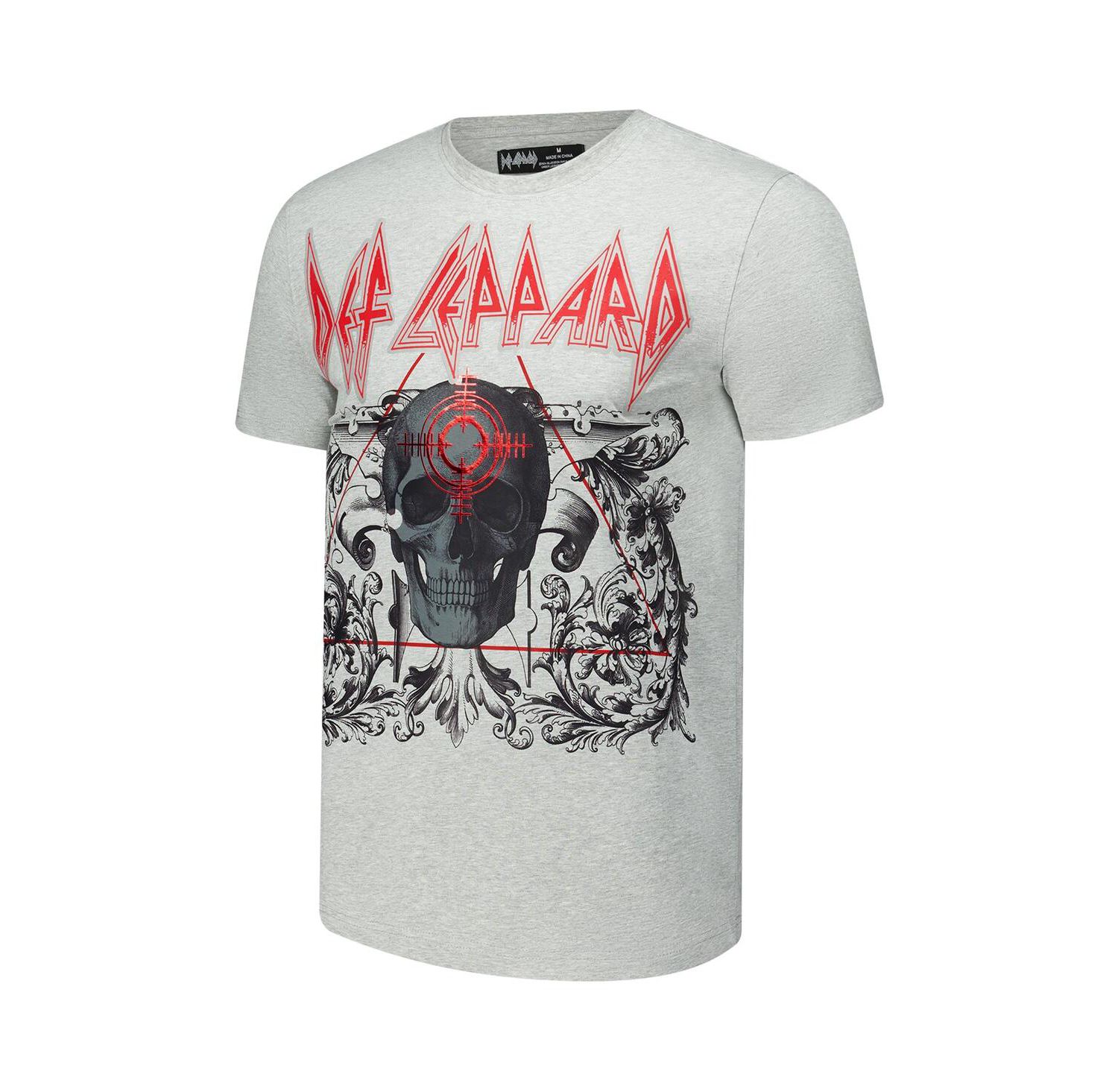 Men's Heather Gray Def Leppard Let's Get Rocked T-Shirt