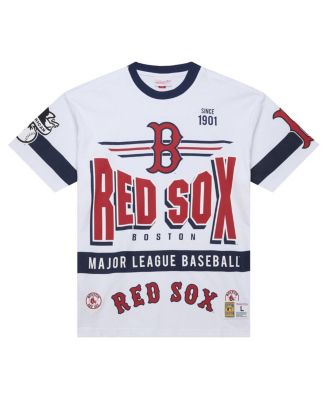 Men's White Boston Red Sox Cooperstown Collection Team Origins Premium T-Shirt
