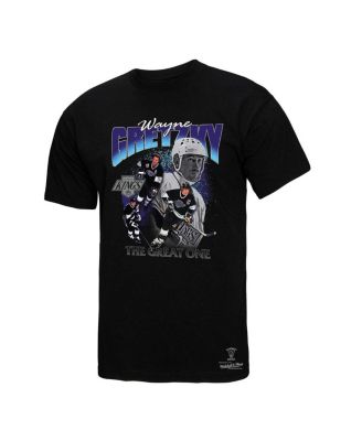 Men's Wayne Gretzky Black Los Angeles Kings Player Collage T-Shirt
