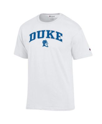 Men's&nbsp;White Duke Blue Devils Arched Logo T-Shirt