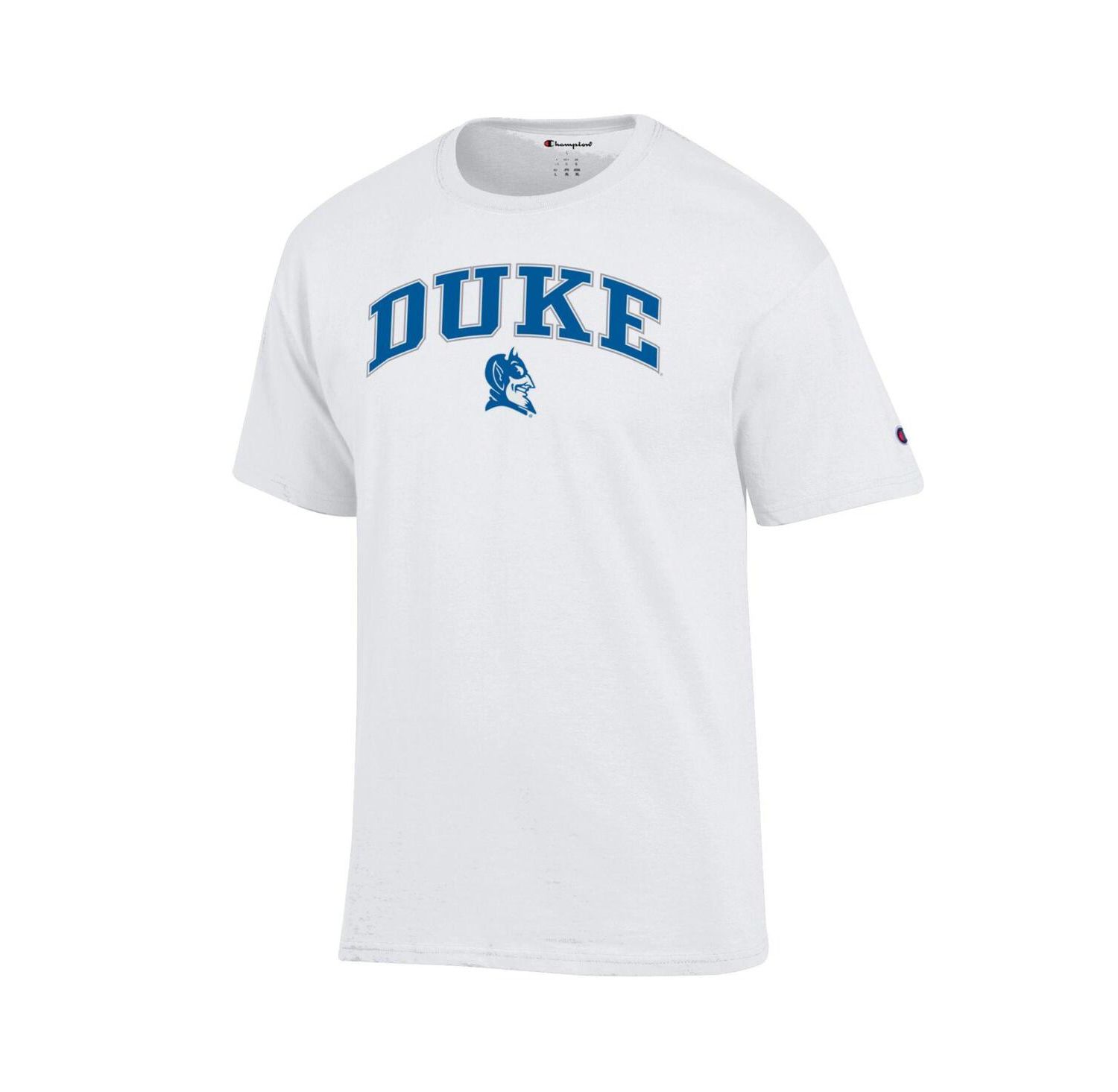 Men's Royal Duke Blue Devils Arched Logo T-Shirt