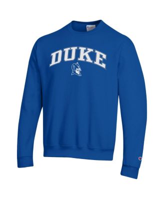 Men's&nbsp;Royal Duke Blue Devils Arch Over Logo Pullover Sweatshirt