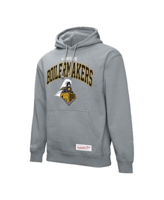 Men's Heather Gray Purdue Boilermakers Classic Arch Pullover Hoodie