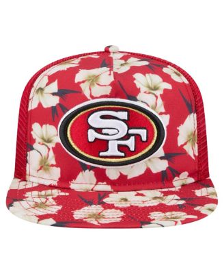 Men's Scarlet San Francisco 49ers Adventure Pattern Golfer Snapback Hat