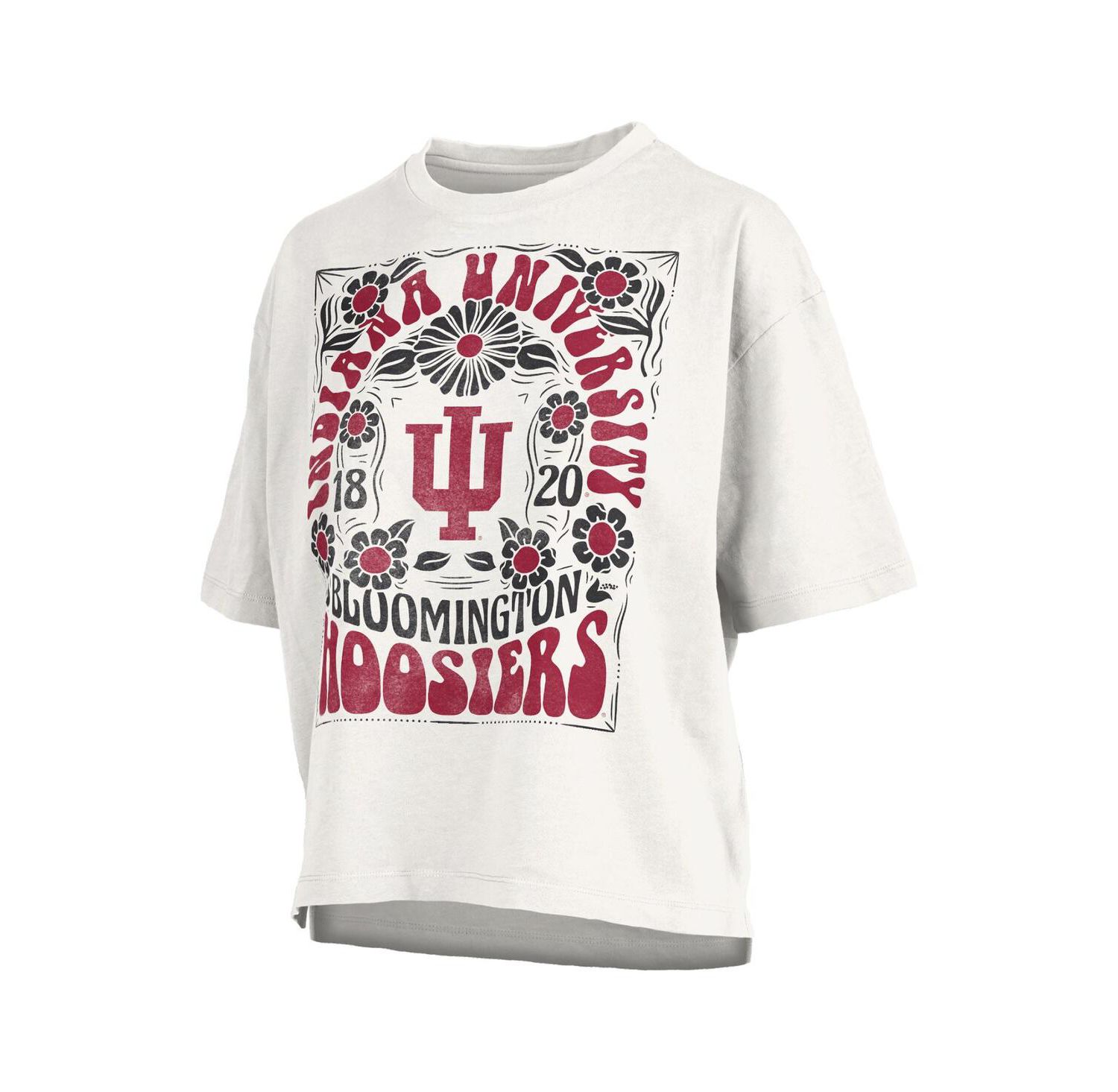 Women's White Indiana Hoosiers Harmony Oversized T-Shirt