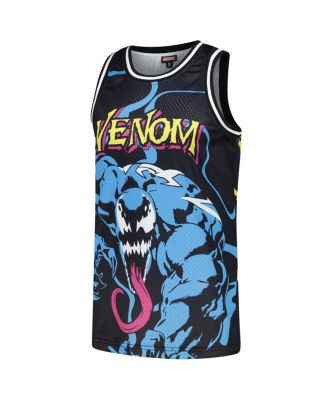 Men's Black Venom Big Print Mesh Jersey