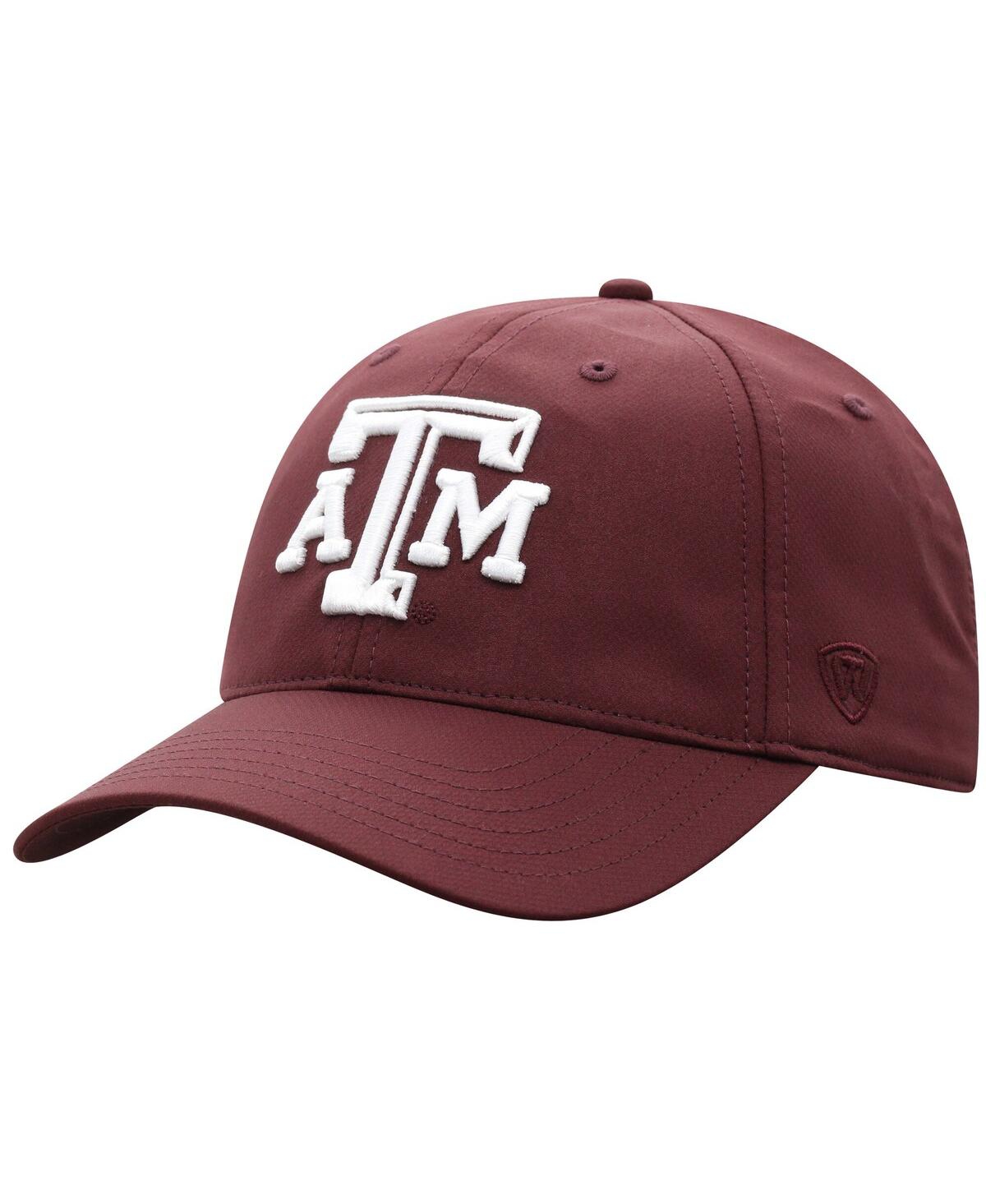 Top Of The World Men's Maroon Texas A M Aggies Primary Logo Staple Adjustable Hat In Maroon