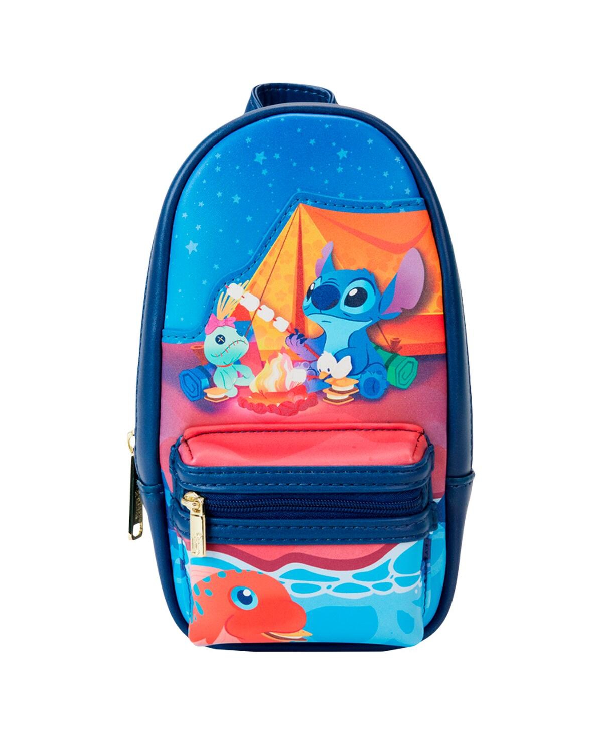 Lilo and Stitch Camping Cuties Mini Backpack with Pencil Holder