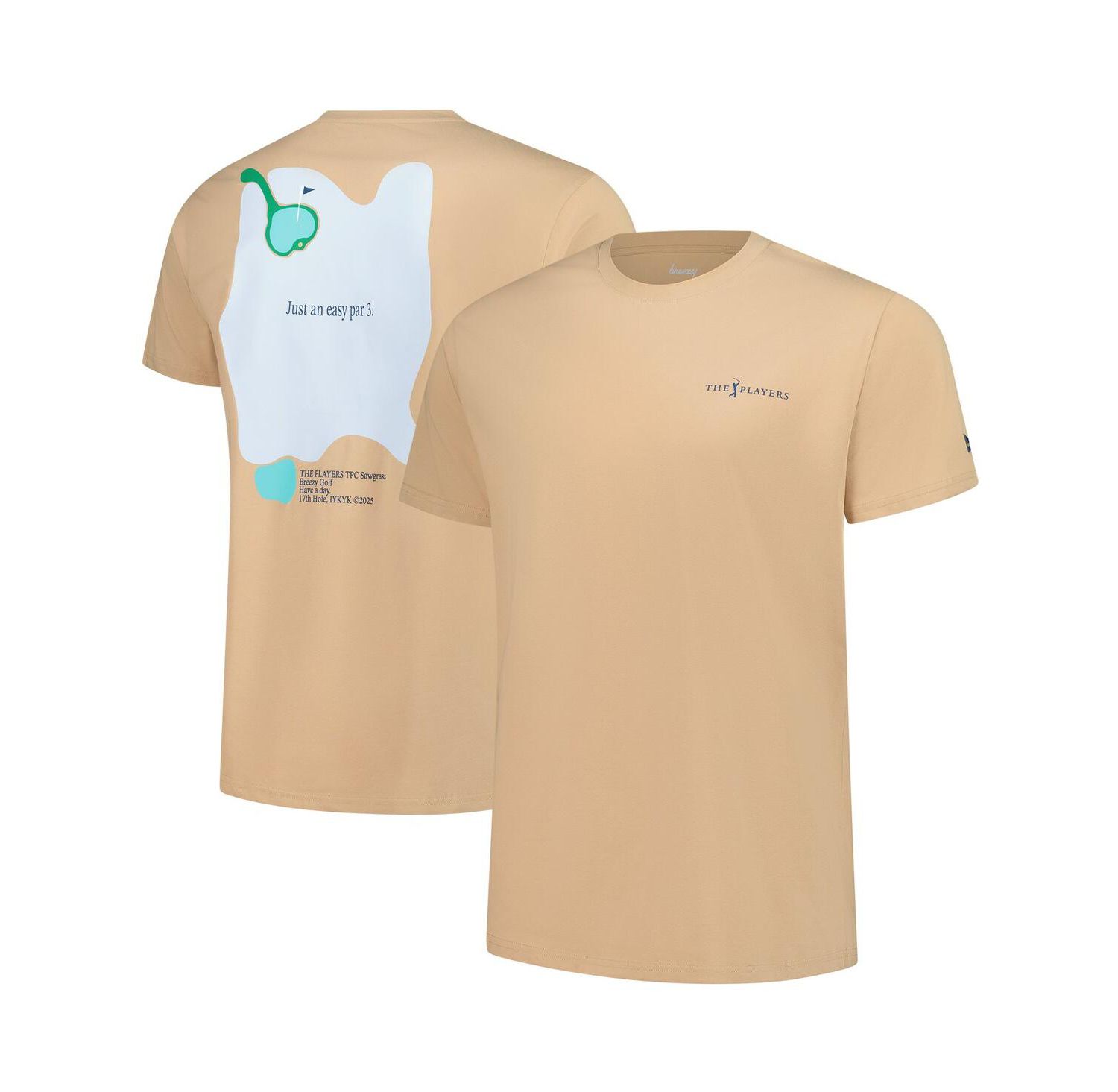 Men's Gold THE PLAYERS Just an Easy Par 3 T-Shirt