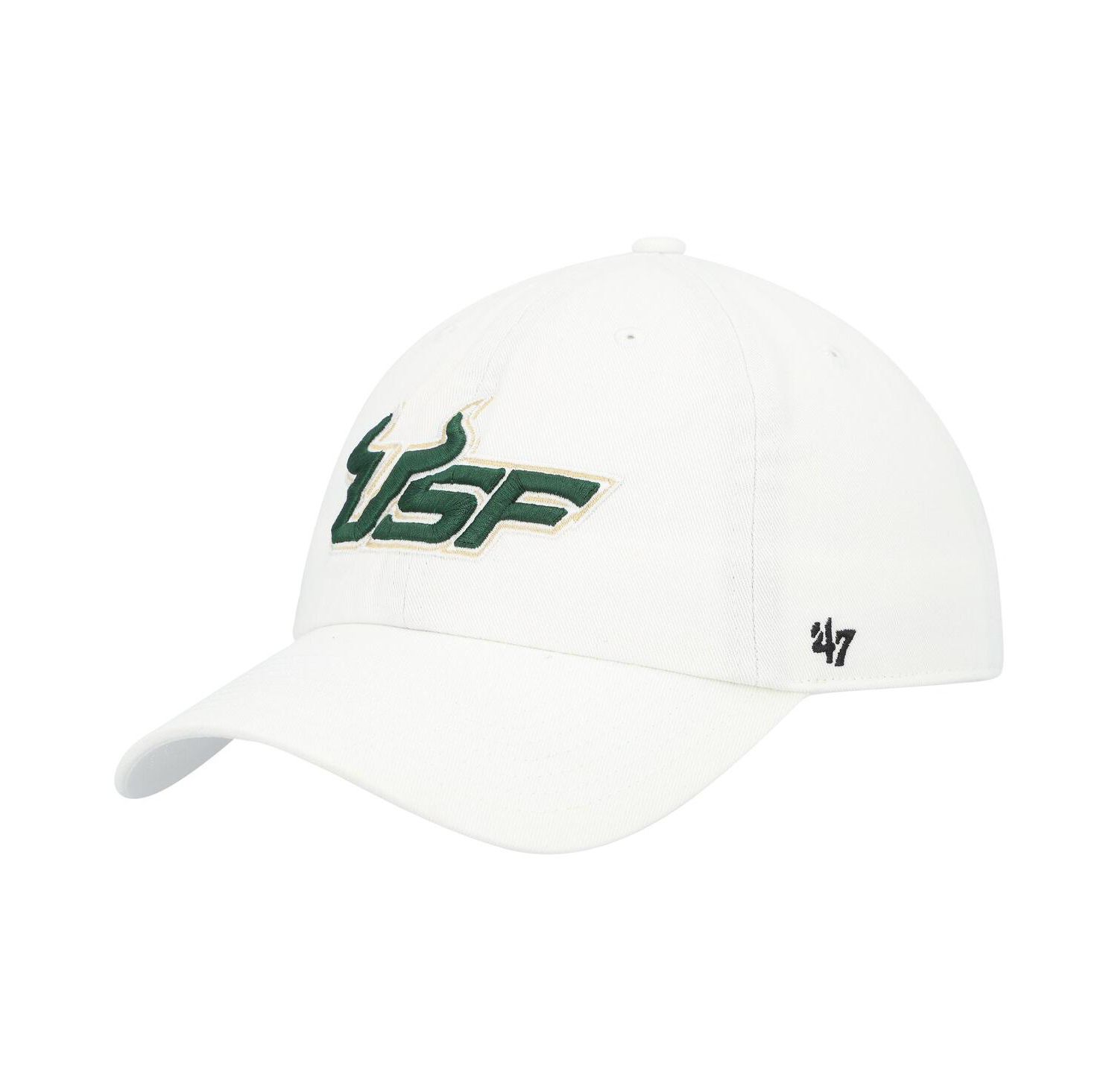 Men's White South Florida Bulls Clean Up Adjustable Hat