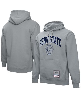 Mitchell & Ness - Men's  Heather Gray Penn State Nittany Lions Classic Arch Pullover Hoodie