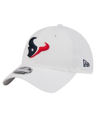 New Era - Men's  White Houston Texans Active Ripstop 9TWENTY Stretch-Snap Hat