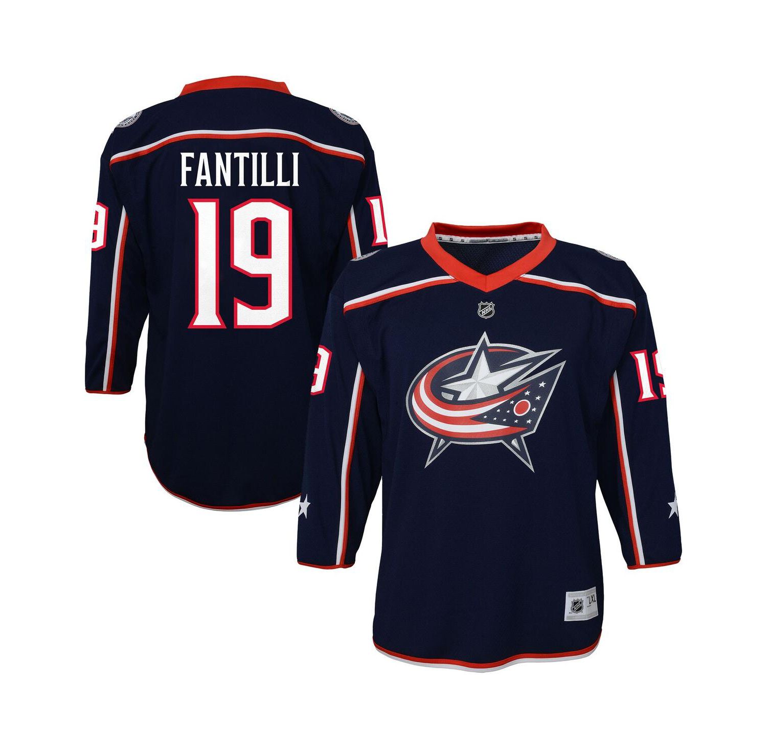 Big Boys and Girls Adam Fantilli Blue Columbus Blue Jackets Alternate Replica Player Jersey