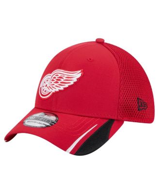 New Era - Men's Red Detroit Red Wings Linear Featherweight 39THIRTY Flex Hat