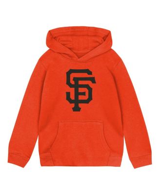 Outerstuff - Toddler Orange San Francisco Giants Primary Logo Fleece Pullover Hoodie