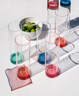 Color Base Jumbo Glasses, Set of 6