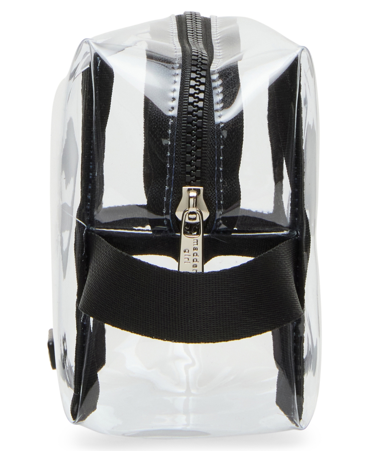 Madden Girl Eddiec Clear Zippered Pouch