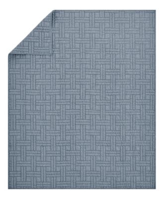Melange Stitch Reversible Quilted Throw, 50" x 60"