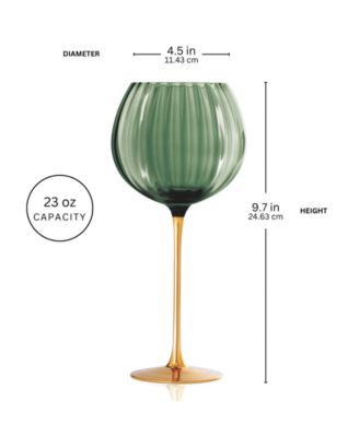 Posh Ballon Glasses, Set of 2