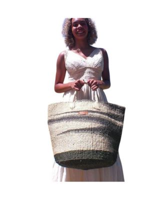 Healing Handmade Sisal Tote Basket Bag