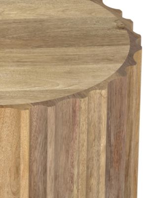 20" Mango Wood Rolf Side Table