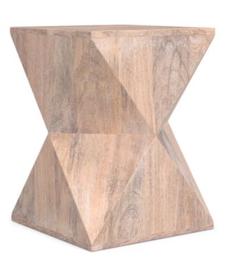 19" Mango Wood Sutton Side Table