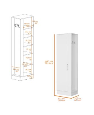 Storage Accent Cabinet with Six Shelf – Sleek and Practical Design