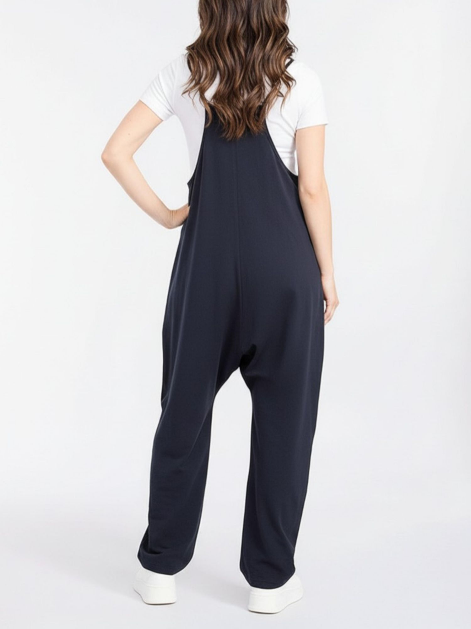 Women's Sleeveless Relaxed Fit Jumpsuit - Motherhood