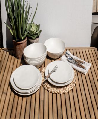 Melamine 6-Pc. Dinner Plates, Service For 6