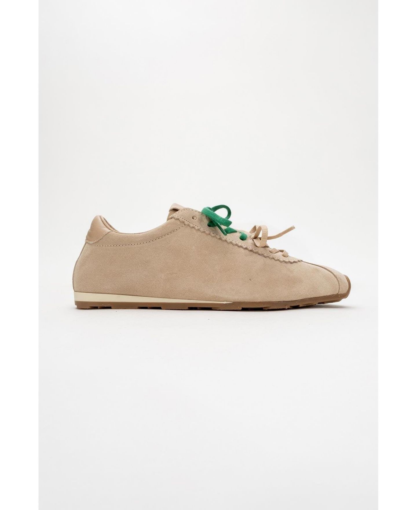 Женские кроссовки Forever & Always Shoes Crea Leather Sneakers (Women), цвет: Бежевый замшевый кожаный — фото 3