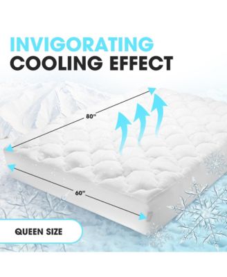 Plush Rayon from Bamboo Mattress Topper - Queen