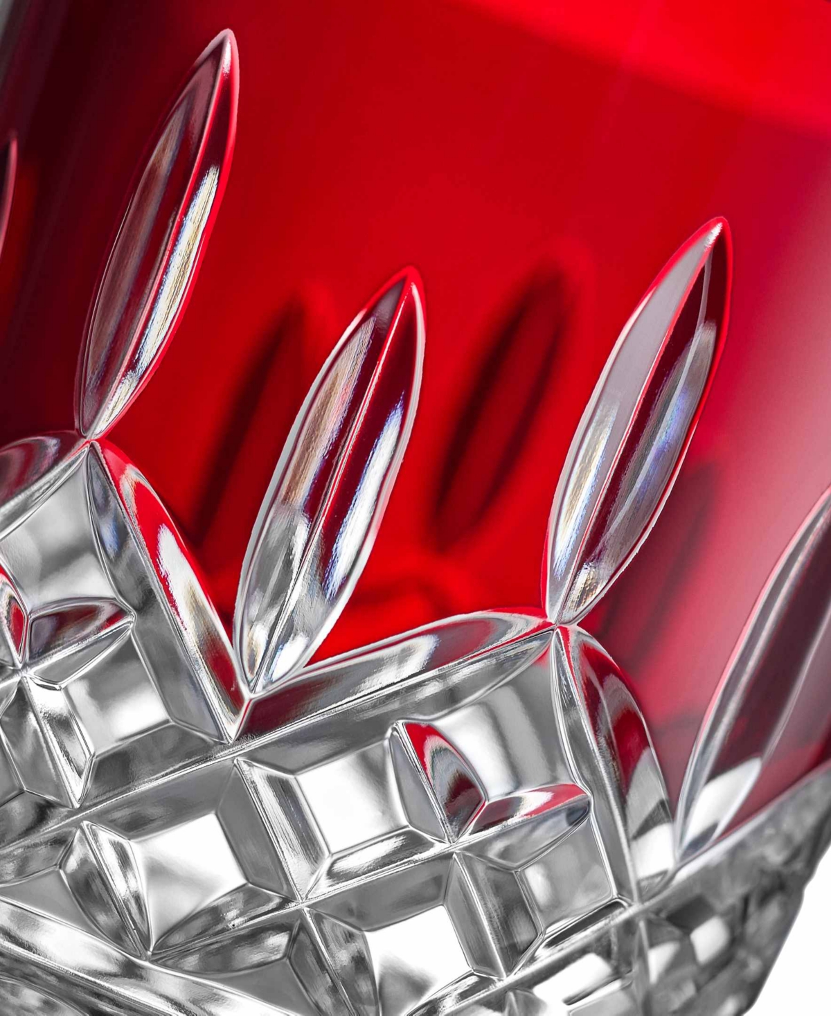 Waterford Lismore Red Double Old Fashioned Glasses, Set Of 2 In Red