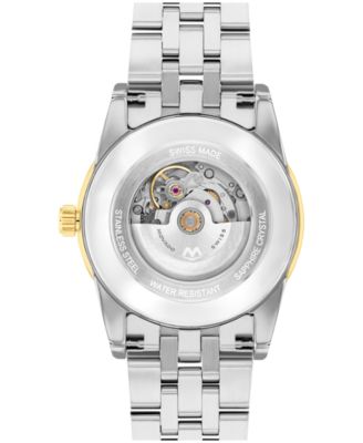 Women's Museum Classic Swiss Automatic Stainless-Steel Yellow PVD Watch, 33mm