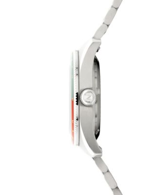 Men's Fleuss GMT Automatic Solid Stainless Steel Bracelet Watch, 43mm