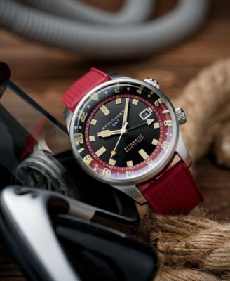 Men's Bradner GMT Automatic Solid Stainless Steel Bracelet Watch, 42mm