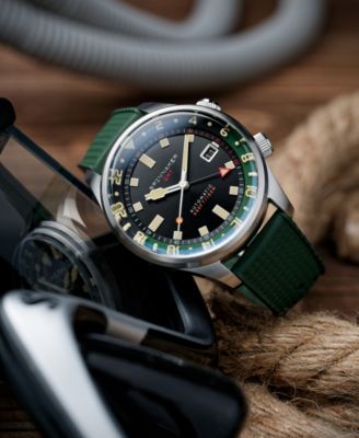 Men's Bradner GMT Automatic Solid Stainless Steel Bracelet Watch, 42mm