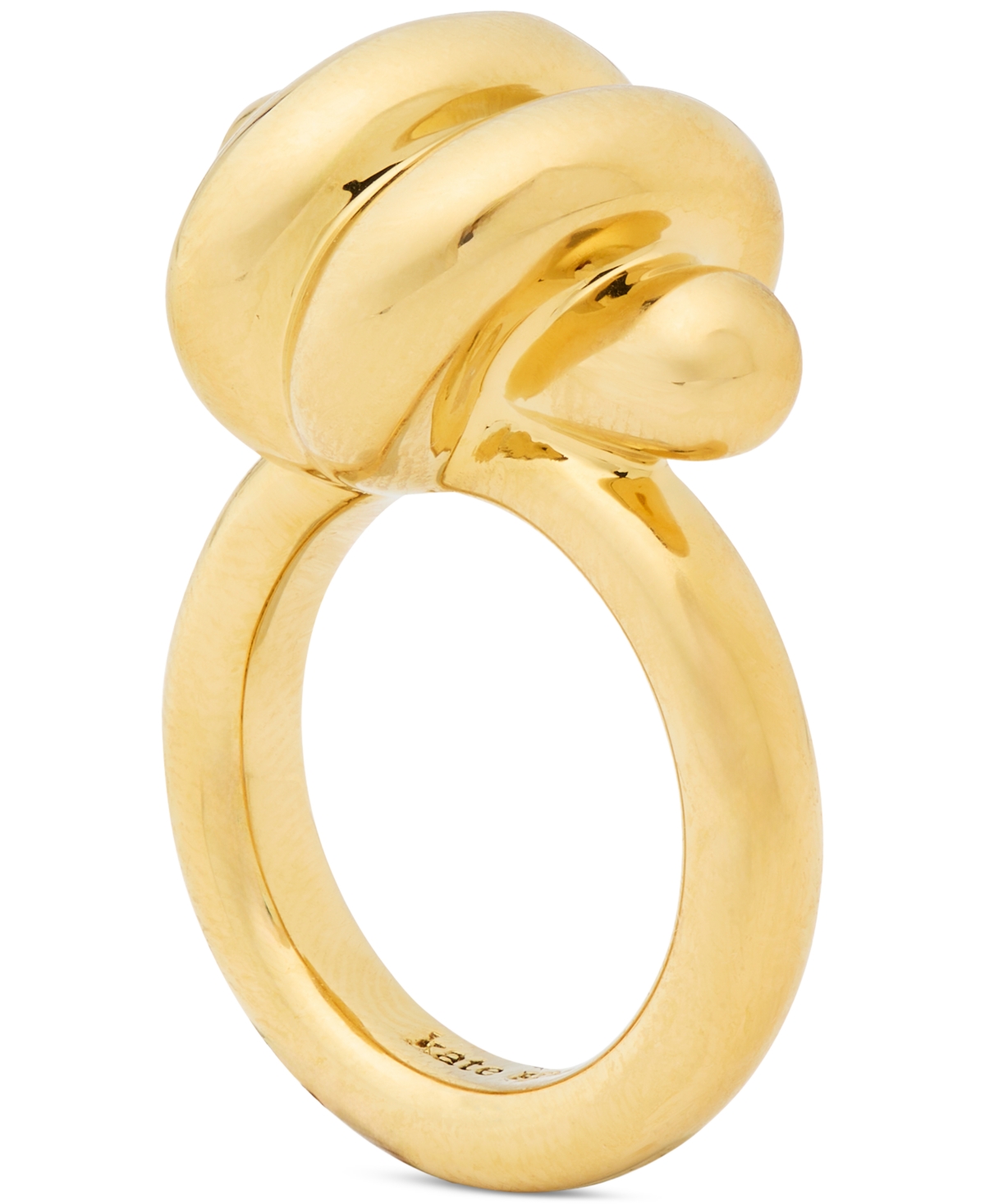 kate spade new york Gold-Tone Knot Statement Ring - Gold.