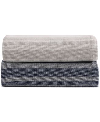 Tommy Hilfiger - Harbor Stripe Cotton Yarn Dyed Blanket