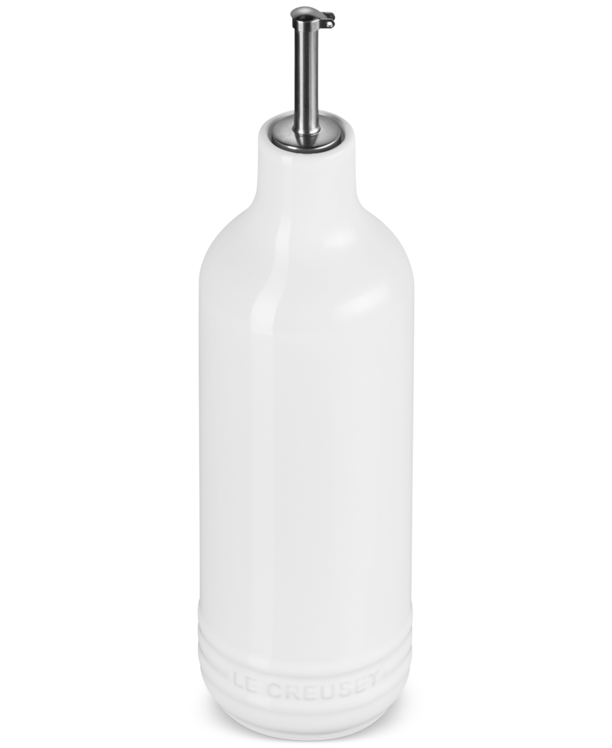 Le Creuset 20-ounce Signature Stoneware Oil Cruet In White