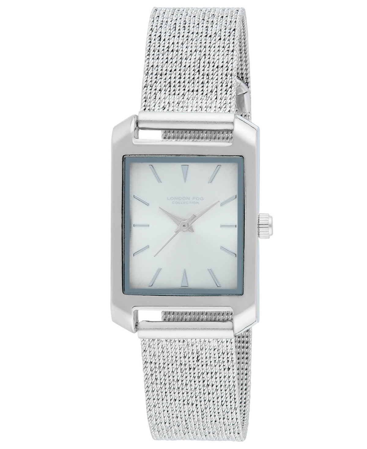 Unisex Warwick Silver Alloy Mesh Watch, 25mm - Silver