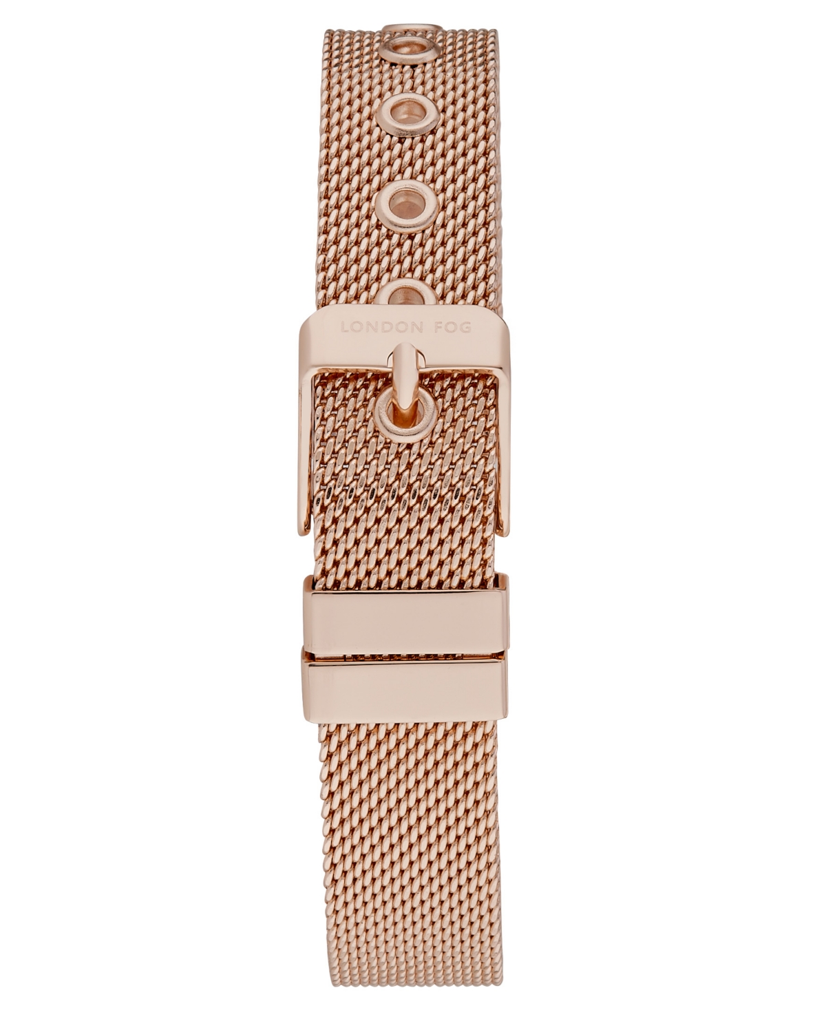 London Fog Unisex Exeter Rose Gold Alloy Mesh Strap Watch, 26mm In Rose Gold