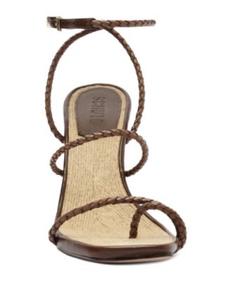 Women's Kaya Straw Stiletto Heel Sandals