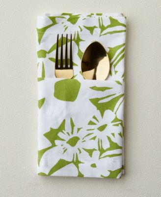 Blooms Set of 4 Napkins, 8.25" x 8.25"