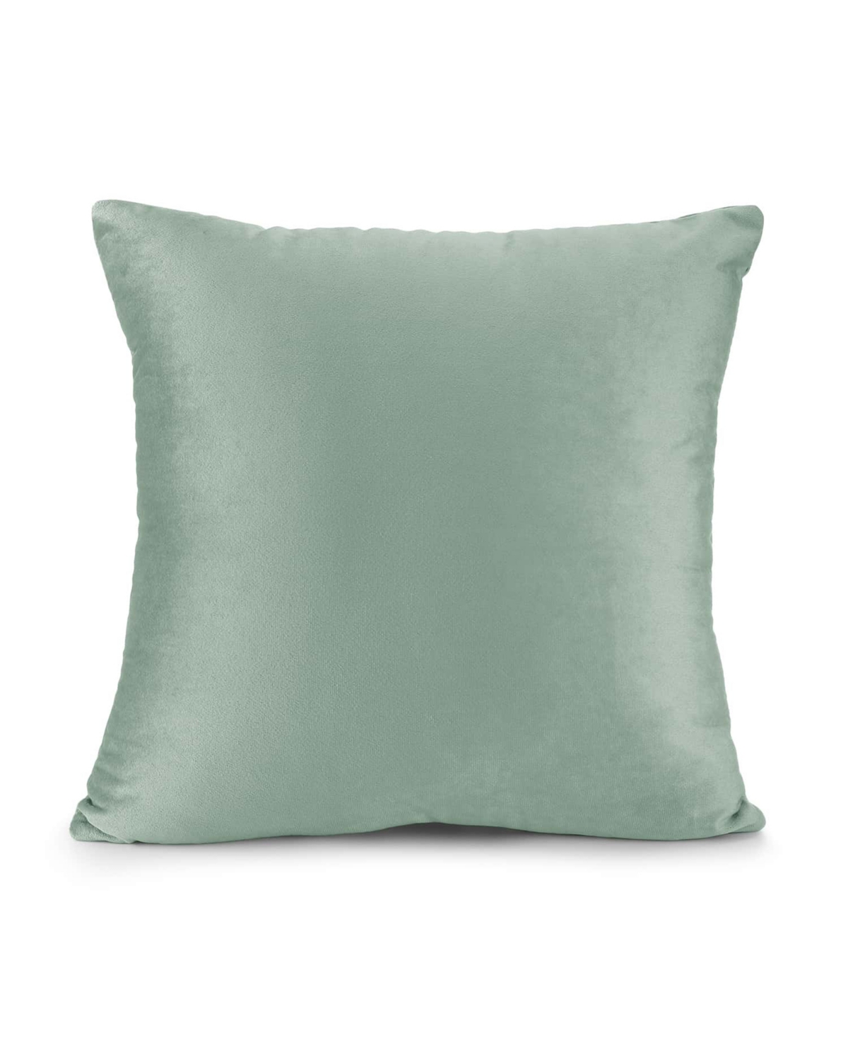 Nestl Elegant 2-pack Velvet Decorative Throw Pillows With Removeable Covers, 20" X 20" In Sage Green