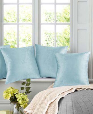 Elegant Velvet Removeable Cover 2-Pack Decorative Pillows, 22" x 22"