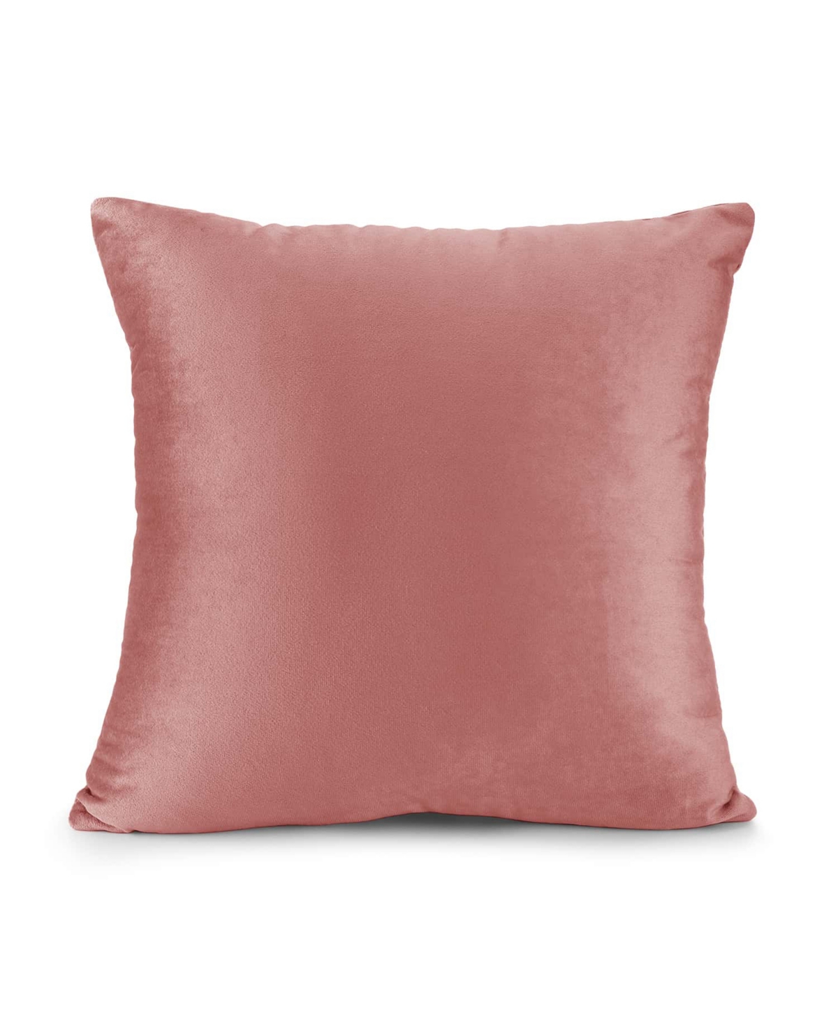 Nestl Elegant 2-pack Velvet Decorative Throw Pillows With Removeable Covers, 24" X 24" In Misty Rose