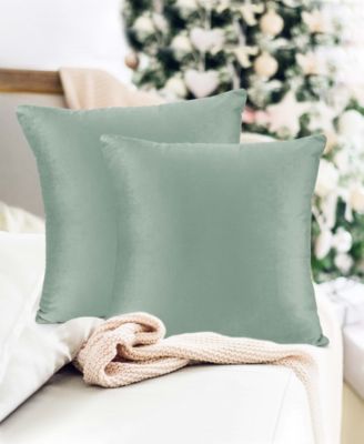 Elegant Velvet Removeable Cover 2-Pack Decorative Pillows, 26" x 26"