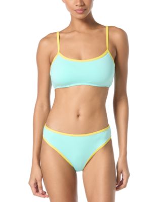 Women's Contrast-Trim Bralette Bikini Top, Exclusively at Macy's